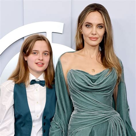 Angelina Jolie & Daughter Vivienne Shut Down Tony Awards Red Carpet