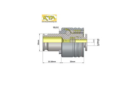 KTA KWES1B DIA 6.20 SQ 5.00 M8 : Amazon.in: Industrial & Scientific
