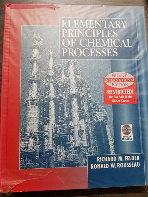 Image result for Elementary Principles of Chemical Processes