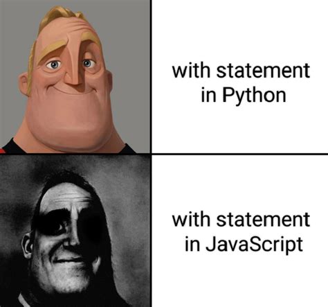 JavaScript vs Python Meme 的图像结果