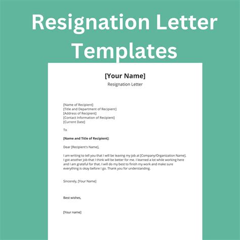 Image result for Simple Resignation Letter Sample