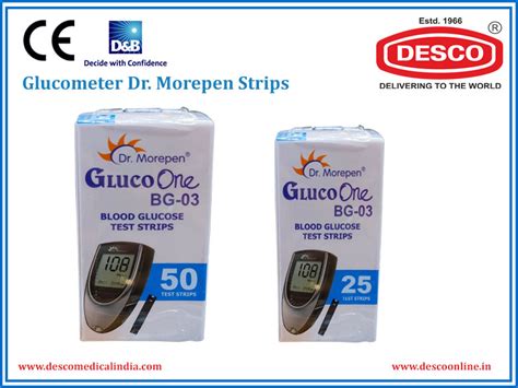Glucometer DR Morepen With Strips Manufacturer & Exporter | Desco
