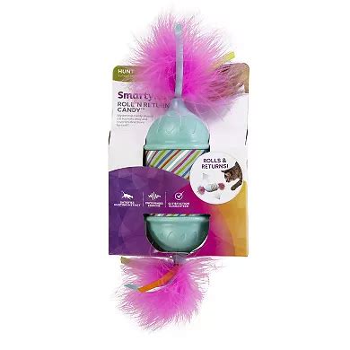 SmartyKat Roll N Return Candy Mysterious Battery-Free Motion Cat Toy