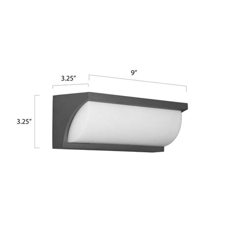 Forward Looking LED Outdoor Wall Light for Exteriors | Light & Living