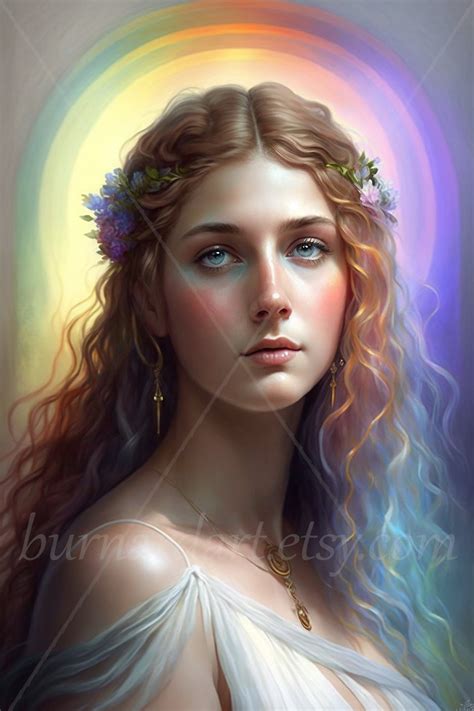 Iris Digital Download - Goddess of the Rainbow and Messenger of the ...