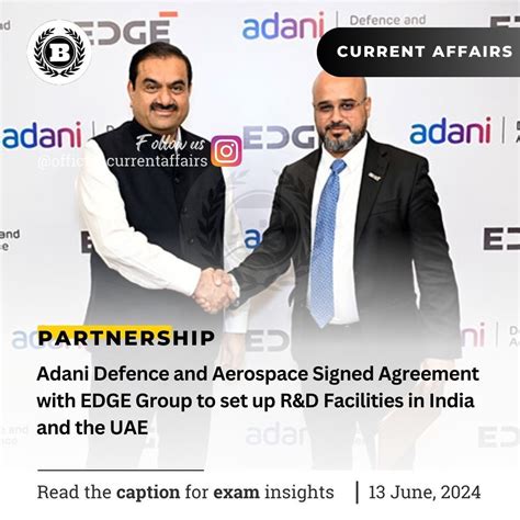 Category: #partnership2024 🤝 Adani Defence and Aerospace, a subsidiary of Adani Enterprises ...