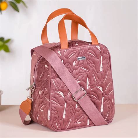 Thermal Lunch Bag For Office Pink Online - Premium Lunch Bag | Nestasia