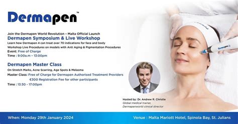 Dermapen Symposium & Live Workshop, Malta Marriott Hotel & Spa, Saint ...