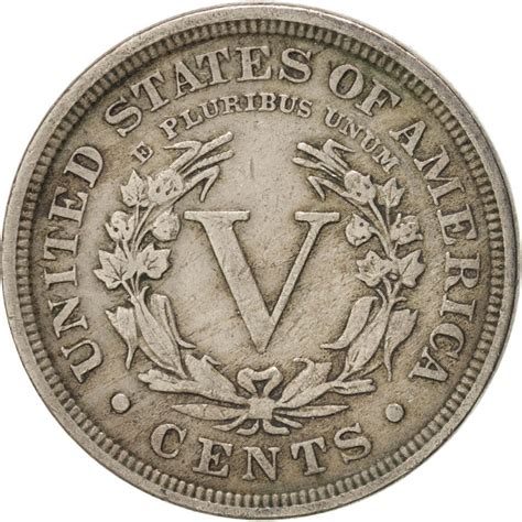 Five Cents 1912 Liberty Head Nickel, Coin from United States - Online ...