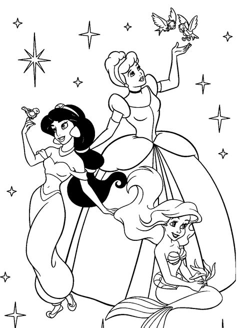 Princess Jasmine Coloring Pages at GetDrawings | Free download
