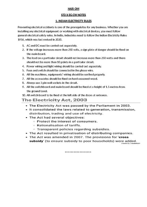 STD X CW Notes - mathematics standard - HARI OM STD X EG CW NOTES 1 ...