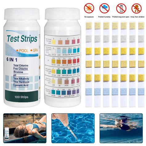 Pool Time Test Strip Instructions 的图像结果