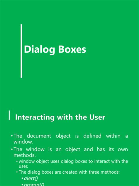 Image result for How to Create a Dialog Box