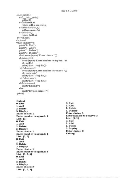 Lab List for Simple Python Programme 的图像结果