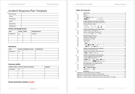 ISO 27001 Incident Response Plan (IRP) Template