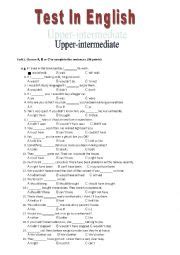 Image result for Upper Intermediate English Level Test