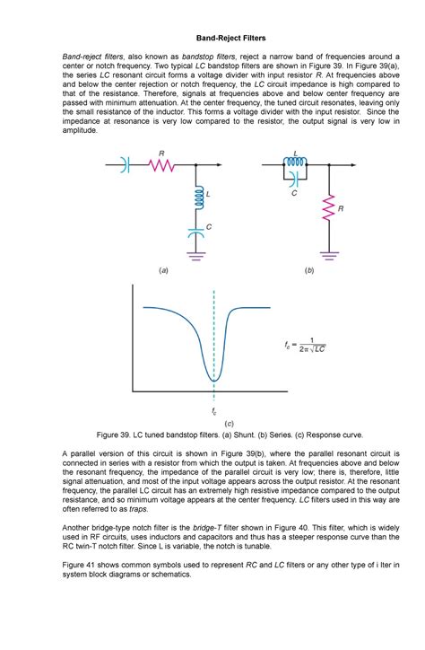 Band-Reject Filters - Band-Reject Filters Band-reject filters, also ...