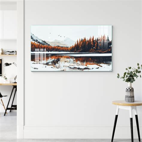 Digital Art Wall Painting for Home: Serenity Landscape Paintings ...
