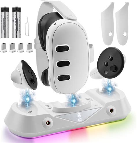 zerotop Quest 3 Charging Dock VR Headset Charging India | Ubuy