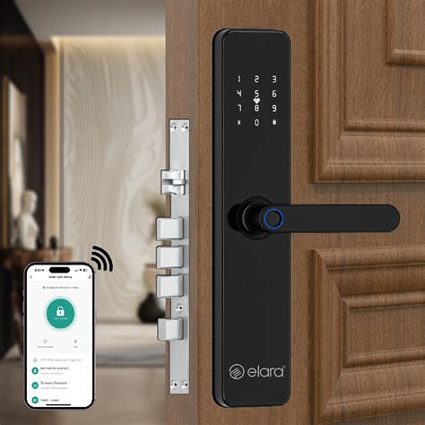 Elara Echo Pro Smart Door Lock, Fingerprint, Card, App, OTP, Keys, PIN ...