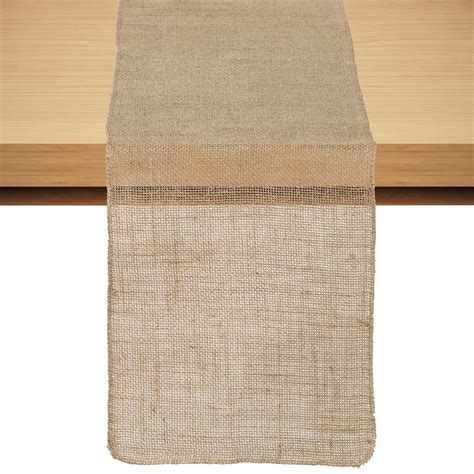 Way to Celebrate! Burlap Table Runner, 7.25ft - Walmart.com