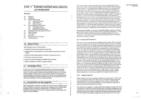 Unit-3 - Text Book - Chapter 3 - EXPORT-IMPORT DOCUMENTS: AN OVERVIEW ...