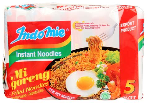 Indomie Halal-Certified Mi Goreng Instant Stir Fry Noodles 15 oz 5 Pack ...