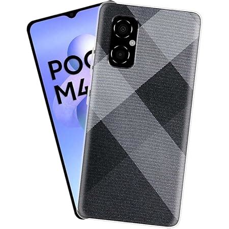 AARALHUB Soft Silicon Rubberised Matte Cover Poco M4 5G Back Cover Case ...