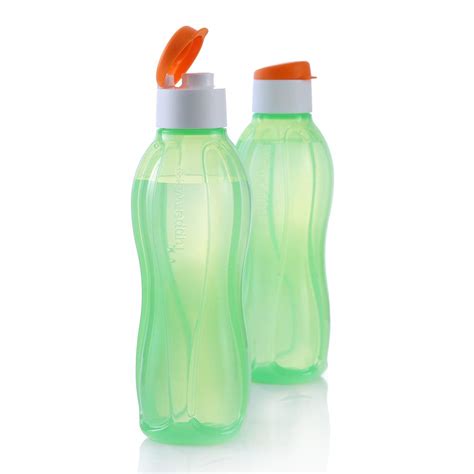 Tupperware Aquasafe Plastic Fliptop Tricolor Freedom Water Bottle 1ltr ...