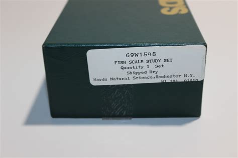 2 WARD'S NATURAL SCIENCE FISH SCALE STUDY SETS BIOLOGY ICHTHYOLOGY LAB ...