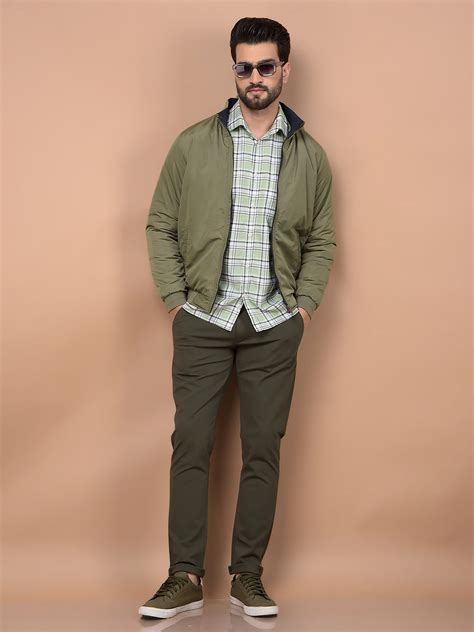 Olive Reversible Jacket – Crimsoune Club