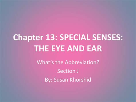 Presentation Chapter 13 Abbreviations | PPTX