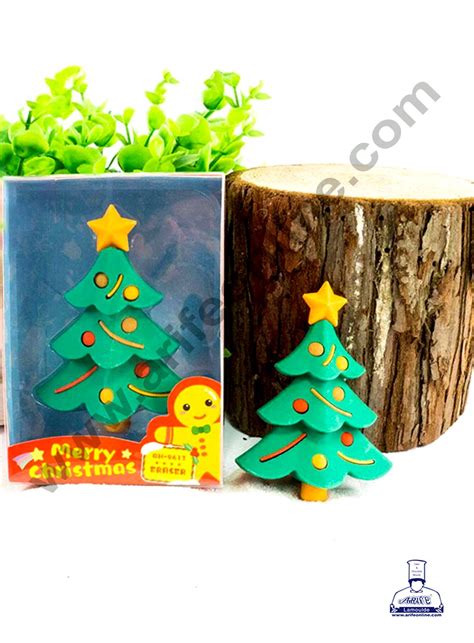 Home CAKE DECOR™ 1 Piece Christmas Tree Rubber Cake Topper | Jumbo ...