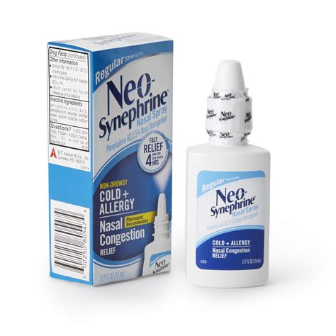 Bayer Healthcare 00225080547 - Sinus Relief Neo-Synephrine® 0.5% Strength Nasal Spray 15 mL ...