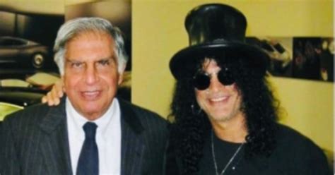 Ratan Tata Shares Picture With Guns N' Roses Star Slash
