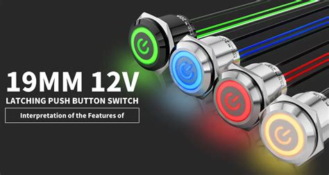 Image result for Latching Push Button Switch