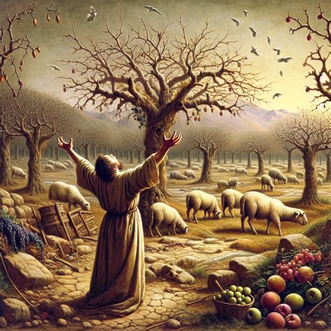 What does Habakkuk 3:17-18 mean? | Bible Art