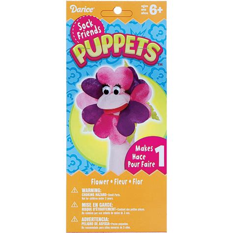 Art Wall Sock Friends Puppets Kit, Flower : Amazon.in: Home & Kitchen