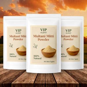 VIP ALDAT Premium Stone Processed Multani Mitti for Natural Face Care ...