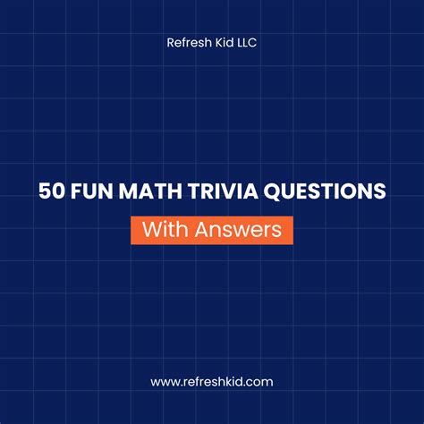 50 Fun Math Trivia Questions 2025 (With Answers)