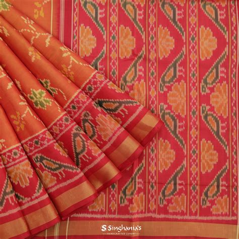 Pure Ikkat Silk Sarees Online | Ikat Designs | Singhania's