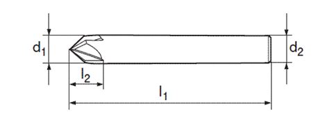 Milling Cutter for 90° Chamfering Type N 6713 | GUHRING | MISUMI India