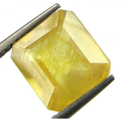 A1 Gems 11.25 Ratti - 10.45 Carat Unheated Untreated Ceylone Yellow ...