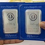 IBJA Gold Investment 100 gm Silver Coin Frames for Women ...