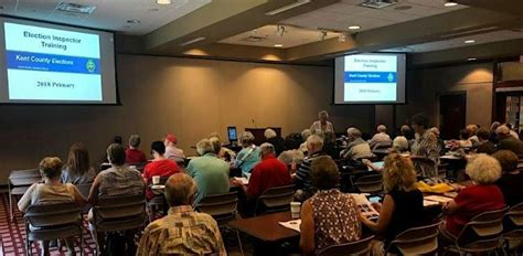 EV/Election Day Election Inspector Training (Walker), Walker City Hall ...