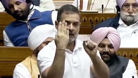 Constitution debate: Rahul Gandhi cites Savarkar's views, uses Eklavya ...