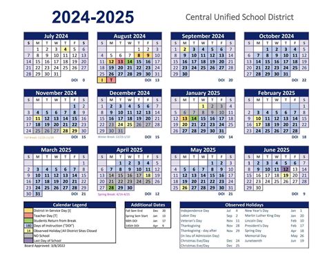 School Calendar For 2025