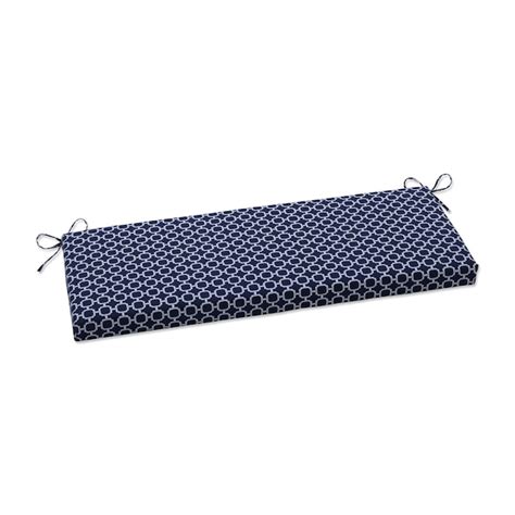 Pillow Perfect Outdoor/Indoor Hockley Deep Sea Bench Cushion 18-in x 45 ...