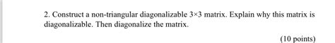 Image result for Examples of Matrix Which Is Not Diagonalizable
