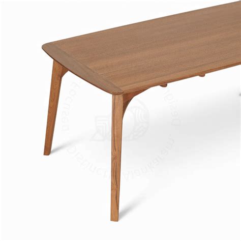 Syml - Teakwood Six Seater Dining Table | Alankaram